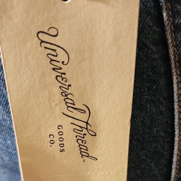 Blue Straight Leg Jeans with High Waist - Picture 2 of 8